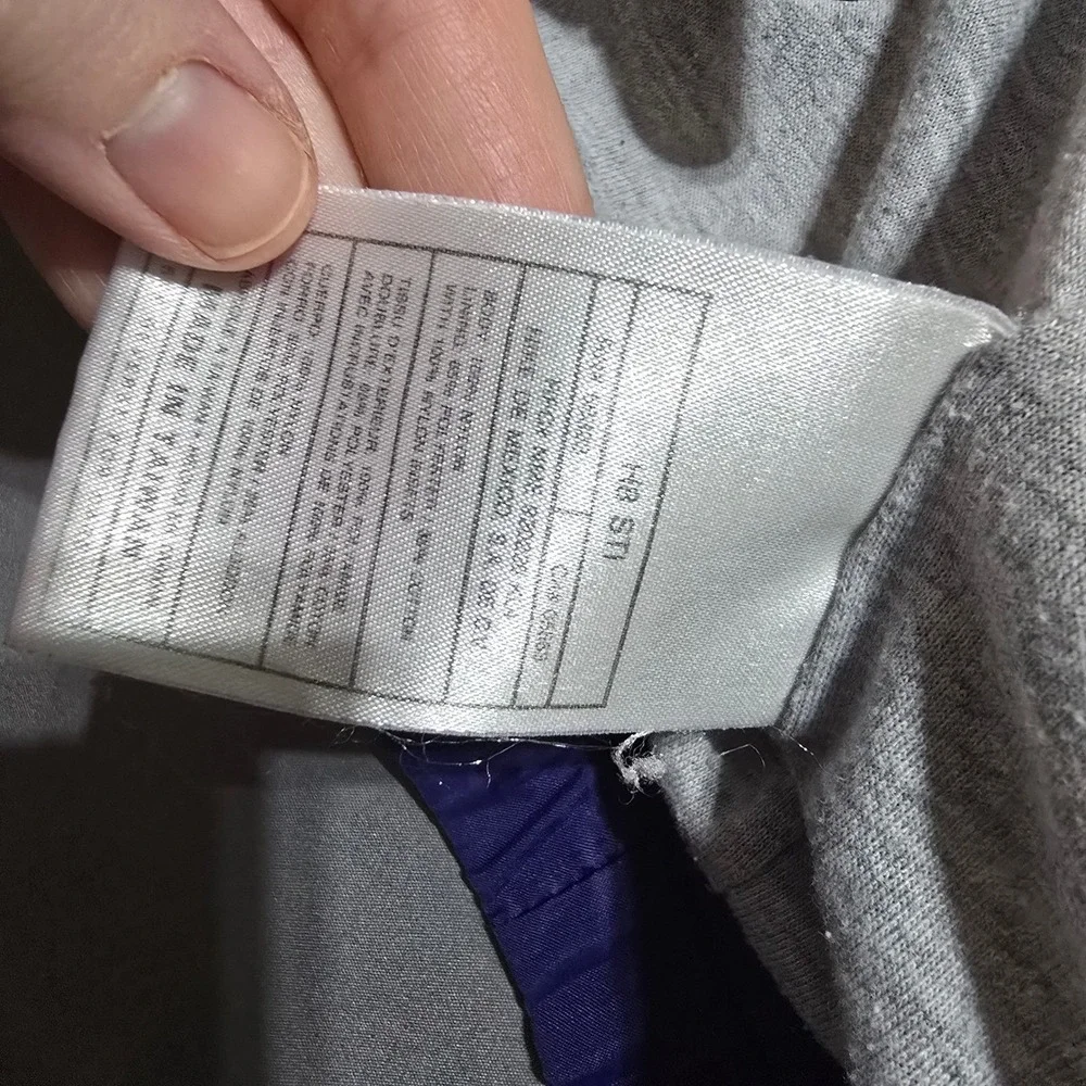Nike Windbreaker Jacket Womens Medium Purple Vintage Snap Front Coaches Lined